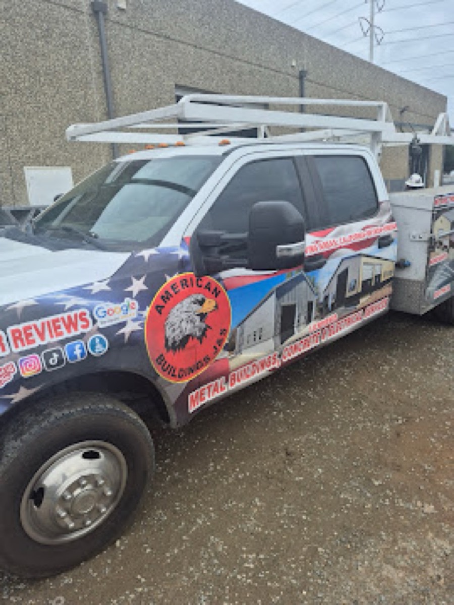 American Buildings service truck tested at the customer yard